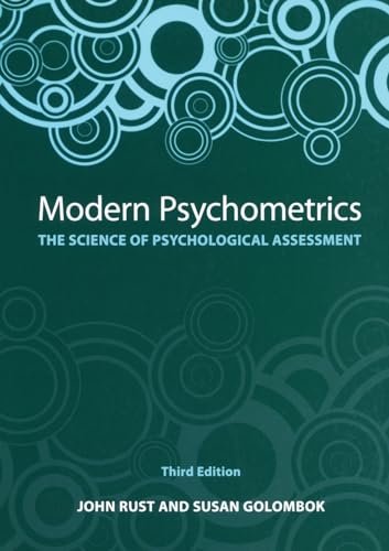 Stock image for Modern Psychometrics: The Science of Psychological Assessment for sale by HPB-Red