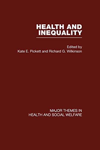 Beispielbild fr Health and Inequality Major Themes in Health and Social Welfare zum Verkauf von PBShop.store UK