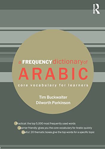Stock image for A Frequency Dictionary of Arabic: Core Vocabulary for Learners (Routledge Frequency Dictionaries) for sale by HPB-Red