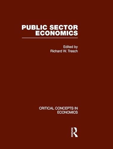 Stock image for Public Sector Economics for sale by Revaluation Books