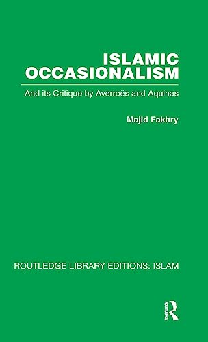 Beispielbild fr Islamic Occasionalism zum Verkauf von Blackwell's