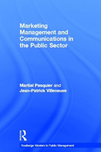 9780415448970: Marketing Management and Communications in the Public Sector (Routledge Masters in Public Management)