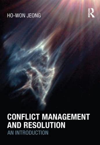 Beispielbild fr Conflict Management and Resolution: An Introduction zum Verkauf von Chiron Media