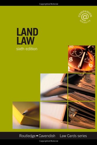 Stock image for Land Law Lawcards 6/e: Sixth Edition for sale by WorldofBooks