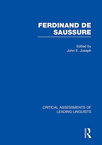 9780415465496: Ferdinand de Saussure: v. 3 (Critical Assessments of Leading Linguists)