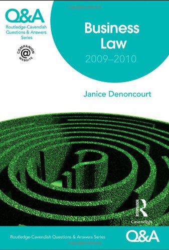 Stock image for Q&A Business Law 2009-2010 (Questions and Answers) for sale by Goldstone Books