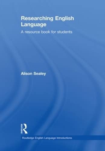 9780415468978: Researching English Language: A Resource Book for Students