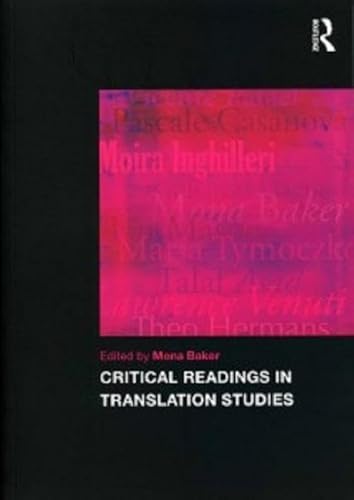 Imagen de archivo de Critical Readings in Translation Studies a la venta por Blackwell's