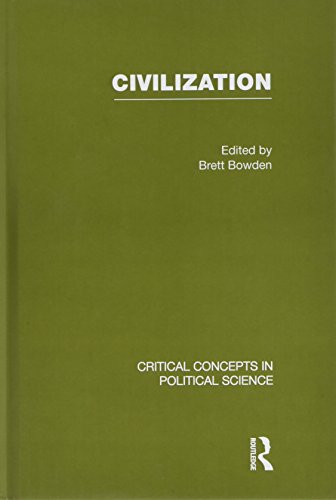Imagen de archivo de Civilization, Vol. 1: v. 1 (Critical Concepts in Political Science) a la venta por Buchpark