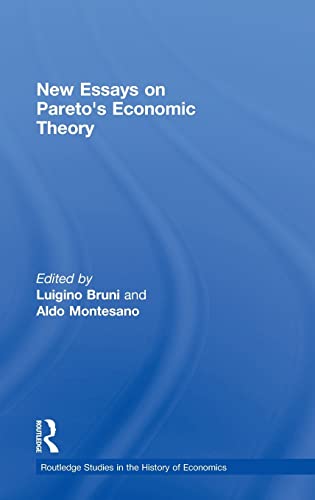 Imagen de archivo de New Essays on Paretos Economic Theory (Routledge Studies in the History of Economics) a la venta por Chiron Media