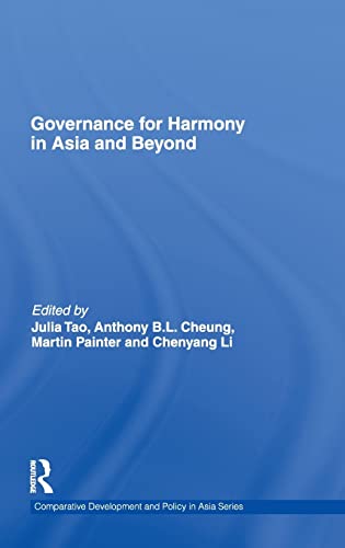 Stock image for Governance for Harmony in Asia and Beyond (Comparative Development and Policy in Asia) for sale by Chiron Media