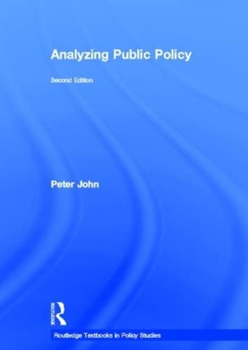 9780415476263: Analyzing Public Policy (Routledge Textbooks in Policy Studies)