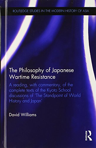 Stock image for The Philosophy of Japanese Wartime Resistance: A reading, with commentary, of the complete texts of the Kyoto School discussions of "The Standpoint of . Studies in the Modern History of Asia) for sale by Chiron Media