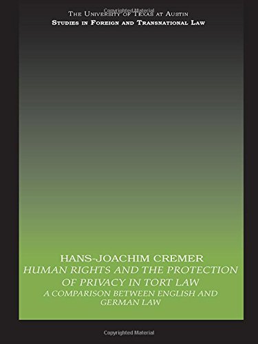 9780415477048: Human Rights and the Protection of Privacy in Tort Law: A Comparison between English and German Law (UT Austin Studies in Foreign and Transnational Law)