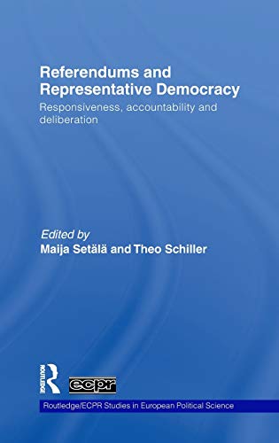 9780415481038: Referendums and Representative Democracy: Responsiveness, Accountability and Deliberation