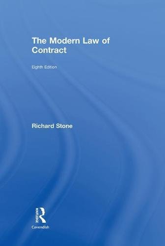 The Modern Law of Contract: Eighth Edition - Richard Stone