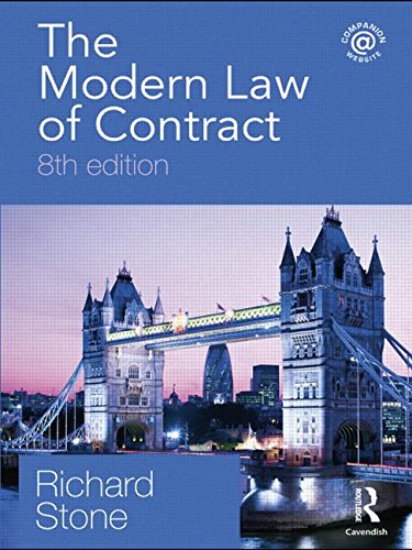 Beispielbild fr The Modern Law of Contract: Eighth Edition zum Verkauf von WorldofBooks