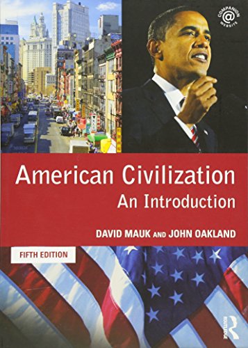 Imagen de archivo de American Civilization : An Introduction a la venta por Better World Books