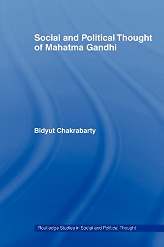 Beispielbild fr Social and Political Thought of Mahatma Gandhi zum Verkauf von Blackwell's