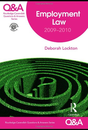 Stock image for Q&A Employment Law 2009-2010 (Questions and Answers) for sale by MusicMagpie