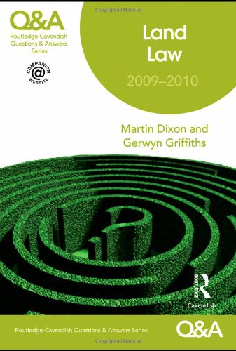 Beispielbild fr Land Law 2009-2010 (Routledge-Cavendish Questions & Answers) zum Verkauf von Buchpark