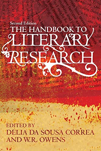 Imagen de archivo de The Handbook to Literary Research a la venta por AwesomeBooks