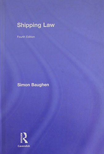 Imagen de archivo de Shipping Law a la venta por dsmbooks