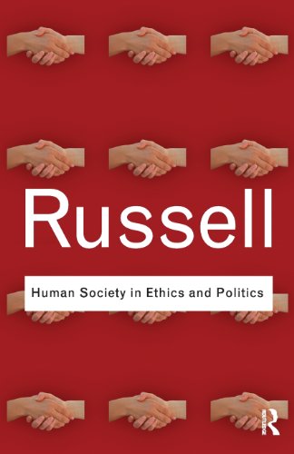 9780415487375: Human Society in Ethics and Politics (Routledge Classics)