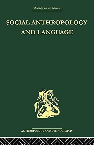 9780415489096: Social Anthropology and Language
