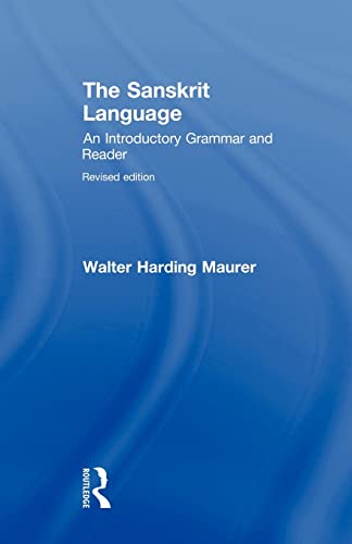 Beispielbild fr The Sanskrit Language : An Introductory Grammar and Reader Revised Edition zum Verkauf von Blackwell's