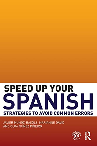 Imagen de archivo de Speed Up Your Spanish: Strategies to Avoid Common Errors a la venta por Blackwell's