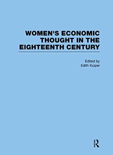 Imagen de archivo de Women's Economic Thought in the Eighteenth Century a la venta por Chiron Media