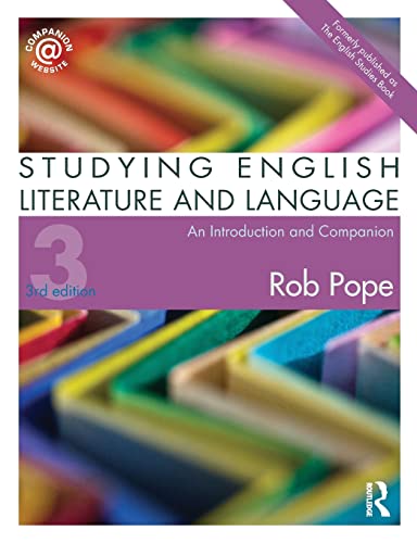 Studying English Literature and Language : An Introduction and Companion - Rob Pope