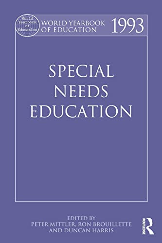 Beispielbild fr World Yearbook of Education 1993: Special Needs Education zum Verkauf von Blackwell's