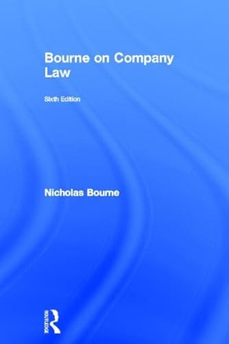 9780415504027: Bourne on Company Law