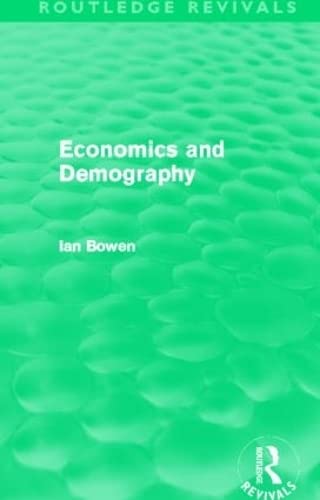 9780415508698: Economics and Demography (Routledge Revivals)