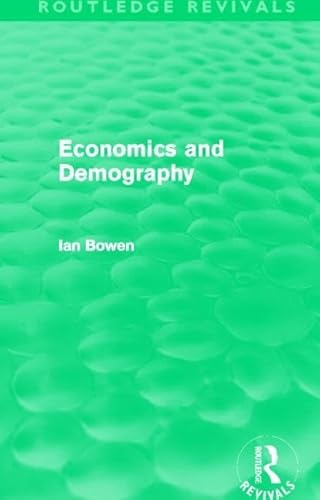 Stock image for Economics and Demography for sale by Blackwell's