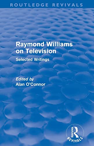Imagen de archivo de Raymond Williams on Television (Routledge Revivals) a la venta por Chiron Media