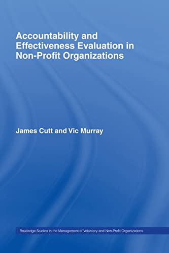 Beispielbild fr Accountability and Effectiveness Evaluation in Nonprofit Organizations zum Verkauf von ThriftBooks-Dallas