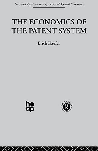 Stock image for The Economics of the Patent System for sale by Blackwell's