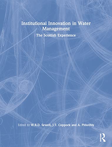 Imagen de archivo de Institutional Innovation in Water Management a la venta por Blackwell's