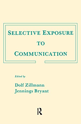 Stock image for Selective Exposure To Communication for sale by Blackwell's