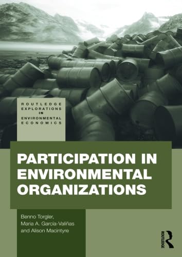 Imagen de archivo de Participation in Environmental Organizations a la venta por Blackwell's