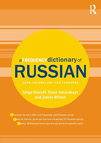 Imagen de archivo de A Frequency Dictionary of Russian (Routledge Frequency Dictionaries) a la venta por Chiron Media