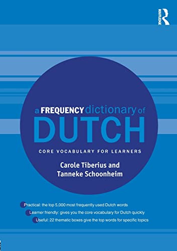 Beispielbild fr A Frequency Dictionary of Dutch: Core Vocabulary for Learners zum Verkauf von Blackwell's
