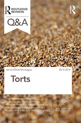 9780415524612: Q&A Torts 2013-2014