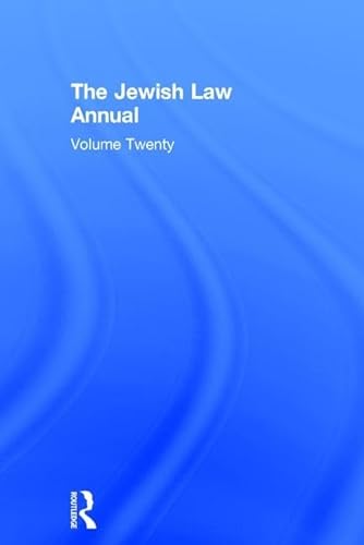 Stock image for Jewish Law Annual Volume 20 for sale by Blackwell's