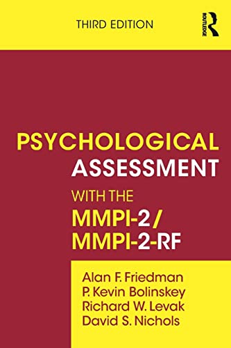 Stock image for Psychological Assessment with the MMPI-2/MMPI-2-RF for sale by Books Puddle