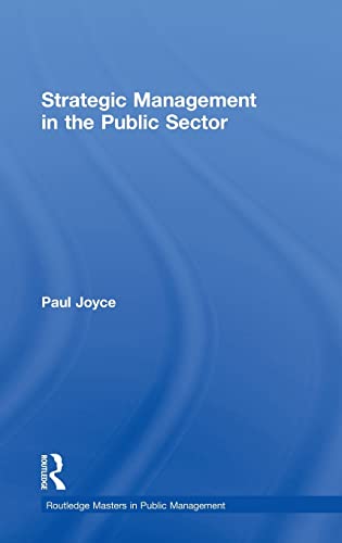 9780415527620: Strategic Management in the Public Sector (Routledge Masters in Public Management)