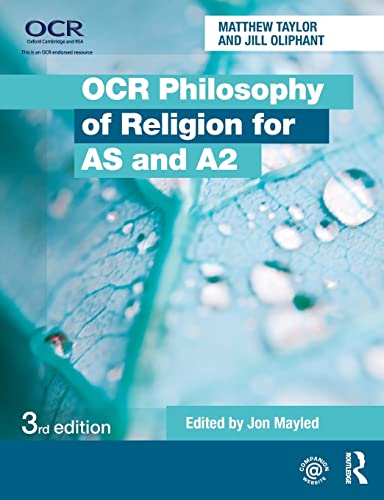 Stock image for OCR Philosophy of Religion for AS and A2 (Tayl70 13 06 2019) for sale by AwesomeBooks